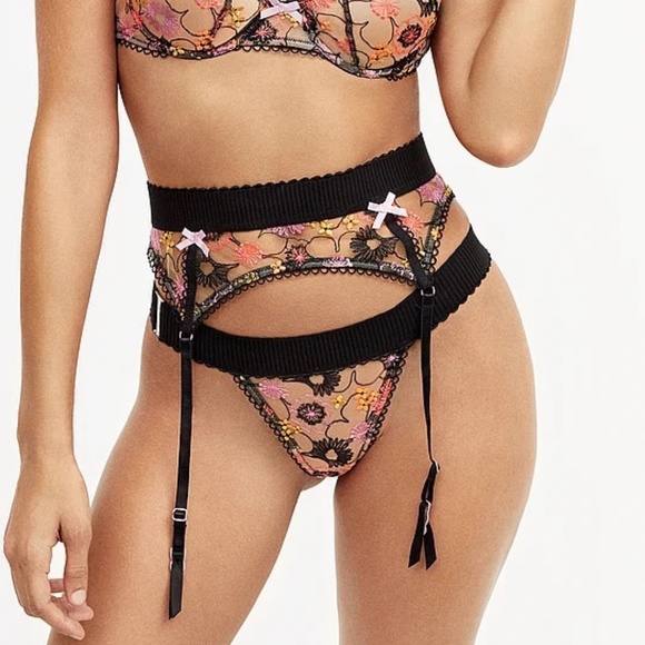 For Love & Lemons Sunrise Thong Panty Multicolor Small NEW - Picture 6 of 6